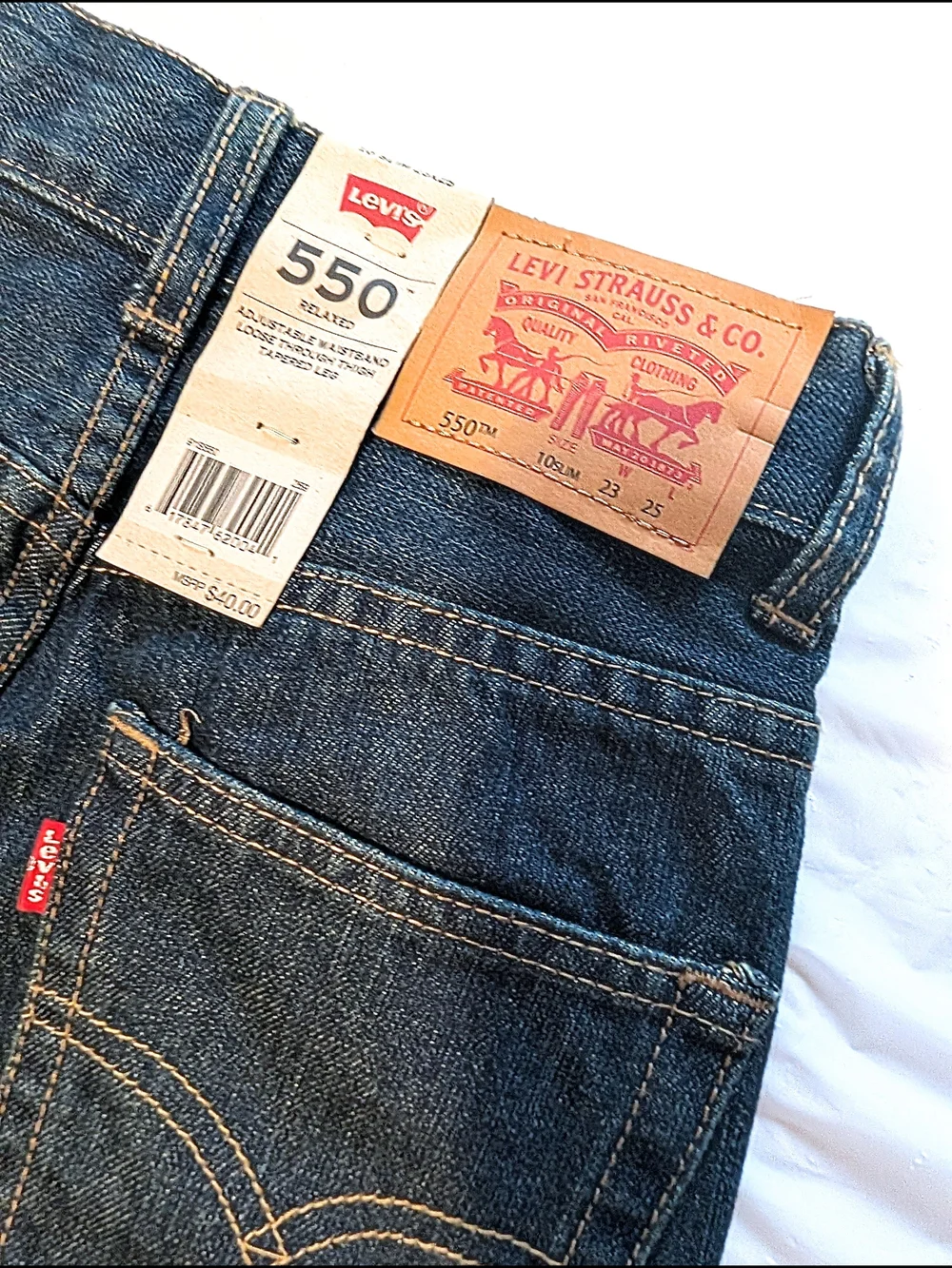 Levi's 550 Relaxed Straight Dark Indigo Jeans